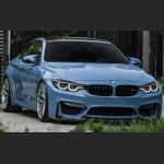 Ravoony Plus Gloss China Blue Car Vinyl Wrap BMW M4 Wrap