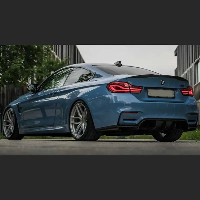 Ravoony Plus Gloss China Blue Car Vinyl Wrap BMW M4 Wrap