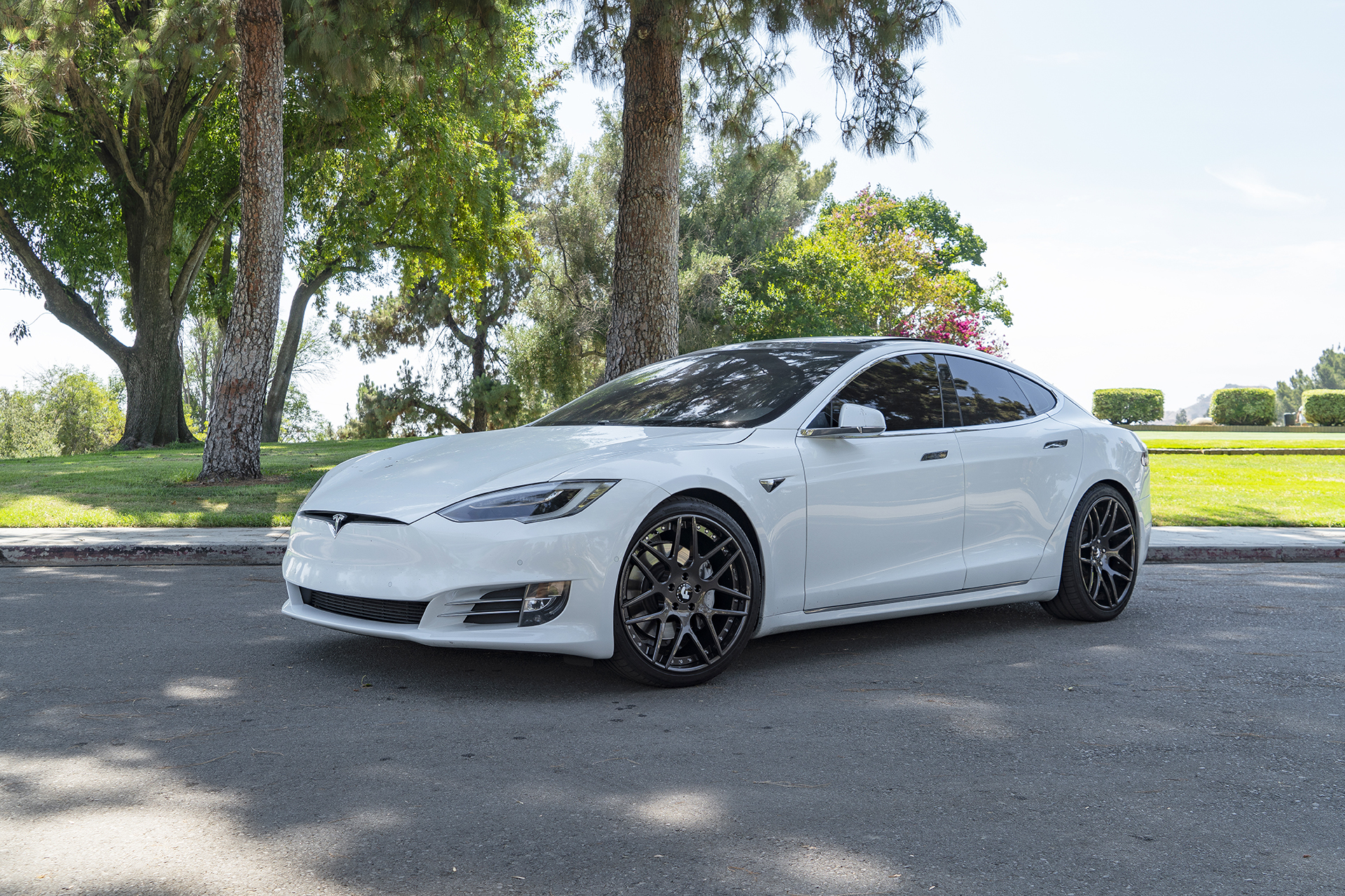  Ravoony Plus Gloss Crystal White Car Vinyl Wrap Tesla Model S Wrap