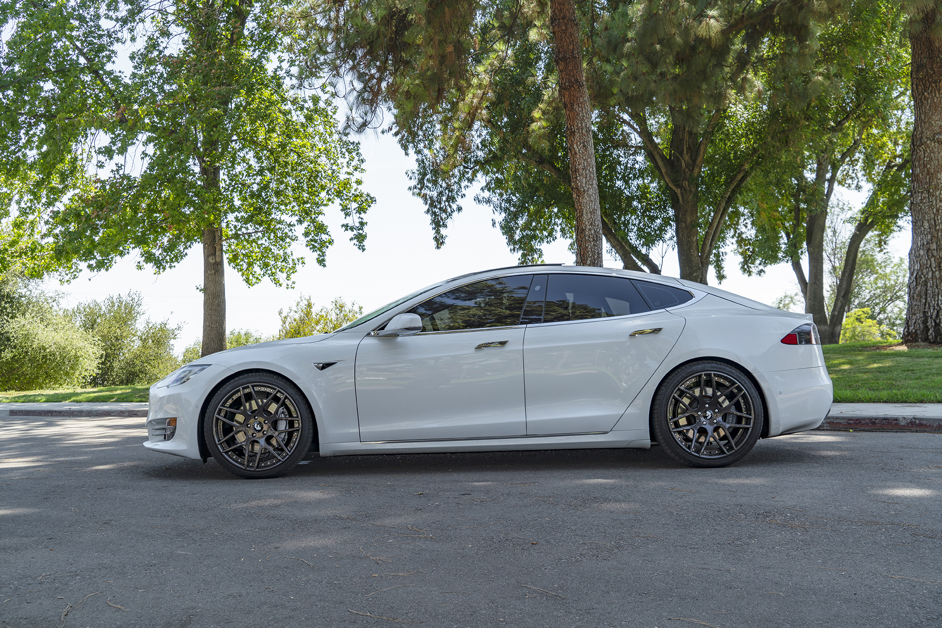  Ravoony Plus Gloss Crystal White Car Vinyl Wrap Tesla Model S Wrap