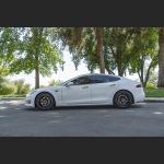  Ravoony Plus Gloss Crystal White Car Vinyl Wrap Tesla Model S Wrap