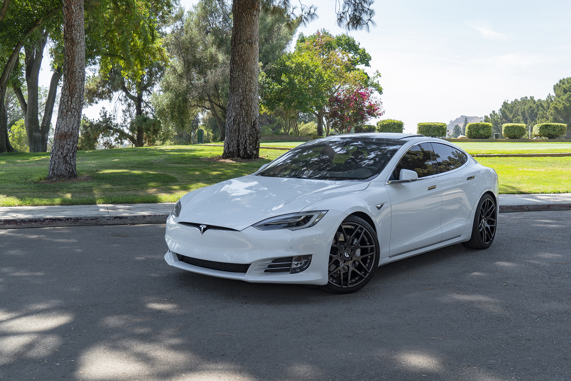  Ravoony Plus Gloss Crystal White Car Vinyl Wrap Tesla Model S Wrap