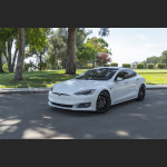  Ravoony Plus Gloss Crystal White Car Vinyl Wrap Tesla Model S Wrap