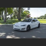  Ravoony Plus Gloss Crystal White Car Vinyl Wrap Tesla Model S Wrap