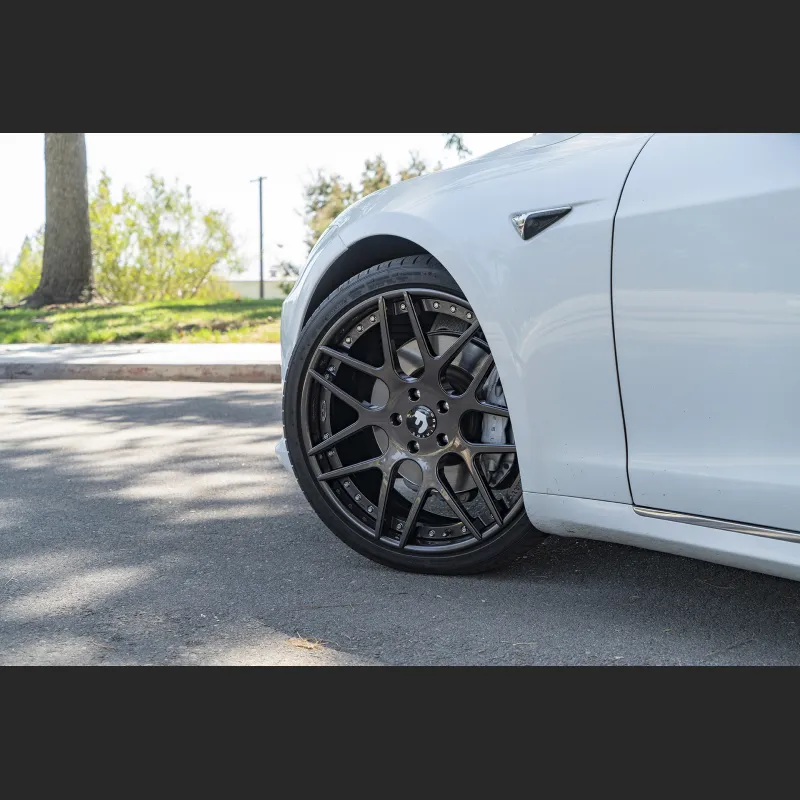  Ravoony Plus Gloss Crystal White Car Vinyl Wrap Tesla Model S Wrap
