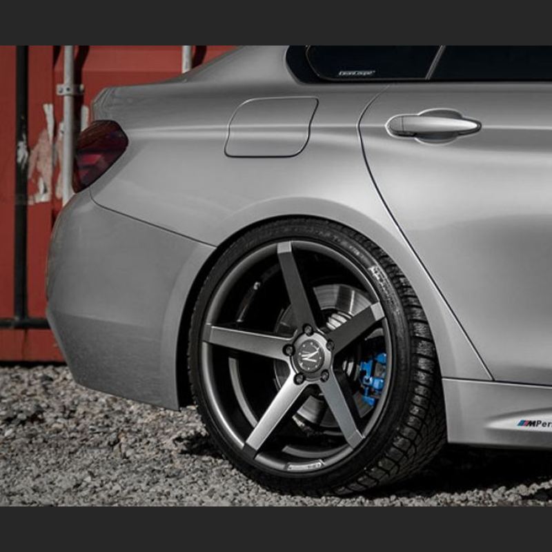 Ravoony Plus Matte AMG Grey Car Vinyl Wrap BMW 4 Series Wrap