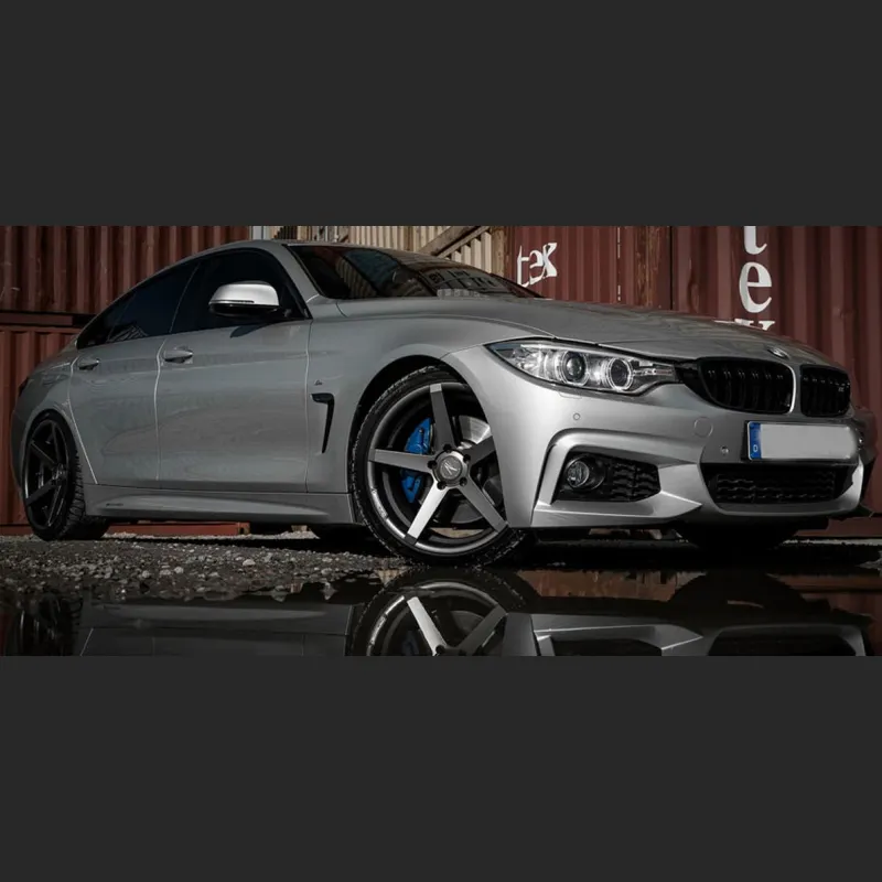 Ravoony Plus Matte AMG Grey Car Vinyl Wrap BMW 4 Series Wrap