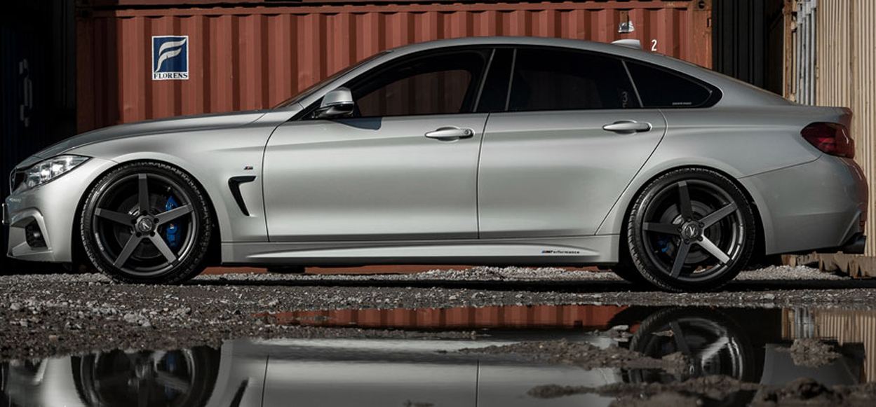 Ravoony Plus Matte AMG Grey Car Vinyl Wrap BMW 4 Series Wrap