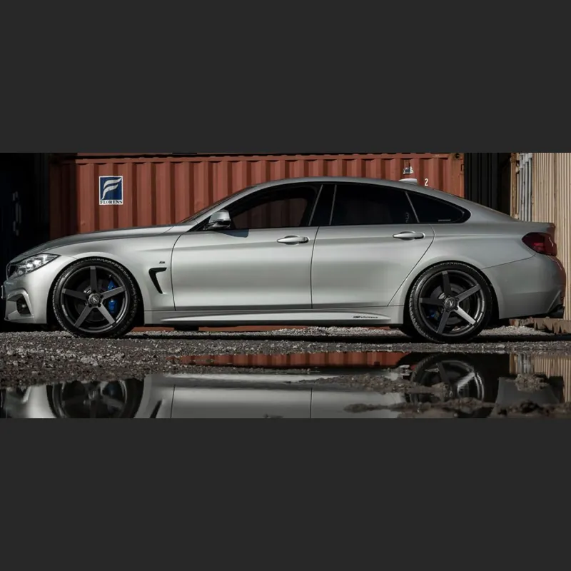 Ravoony Plus Matte AMG Grey Car Vinyl Wrap BMW 4 Series Wrap