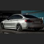 Ravoony Plus Matte AMG Grey Car Vinyl Wrap BMW 4 Series Wrap