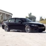 Ravoony Plus Glossy Crystal Black Car Vinyl Wrap BMW M5 F10 wrap