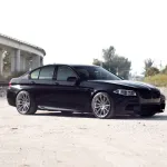 Ravoony Plus Glossy Crystal Black Car Vinyl Wrap BMW M5 F10 wrap