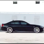Ravoony Plus Glossy Crystal Black Car Vinyl Wrap BMW M5 F10 wrap