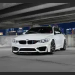 Ravoony Plus Satin White Car Wrap BMW M4 Wrap