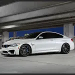 Ravoony Plus Satin White Car Wrap BMW M4 Wrap