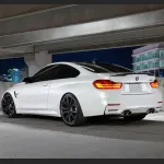 Ravoony Plus Satin White Car Wrap BMW M4 Wrap