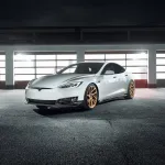  Ravoony Plus Bentley Gloss Ghost White Vinyl Car Wrap Tesla Model S Wrap