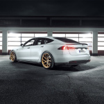  Ravoony Plus Bentley Gloss Ghost White Vinyl Car Wrap Tesla Model S Wrap
