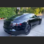  Ravoony Plus Glossy Metal Paint Black Car Wrap Tesla Model S Wrap