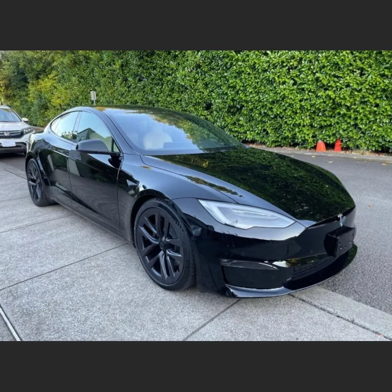 Tesla Model S MATTE BLACK VINYL WRAP – Carbon Demon