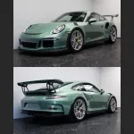 Ravoony Plus Ferrari Gloss Verde Francesca Green Vinyl Car Wrap