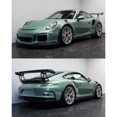 Ravoony Plus Ferrari Gloss Verde Francesca Green Vinyl Car Wrap 02