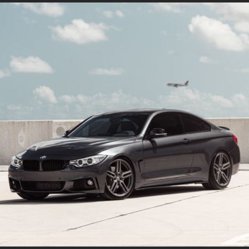 Ravoony Plus Gloss Gunmetal Grey Vinyl Wrap BMW 4 Series Wrap
