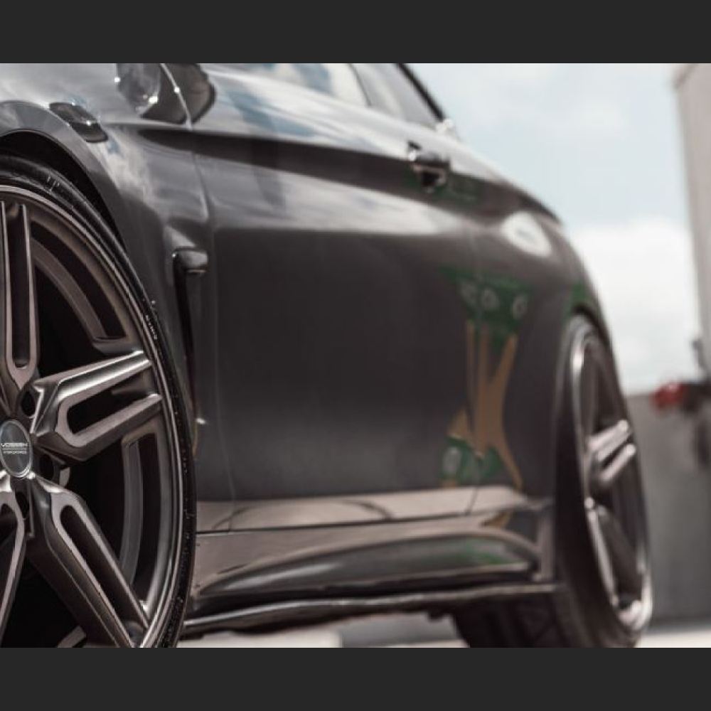 Ravoony Plus Gloss Gunmetal Grey Vinyl Wrap BMW 4 Series Wrap