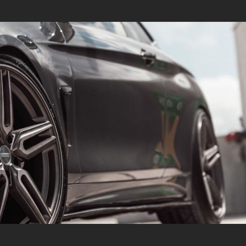 Ravoony Plus Gloss Gunmetal Grey Vinyl Wrap BMW 4 Series Wrap