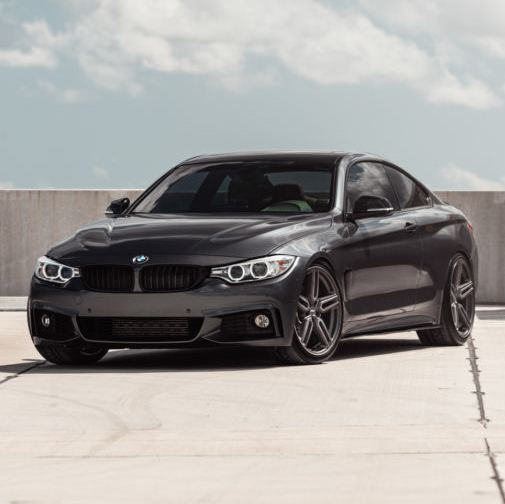 Ravoony Plus Gloss Gunmetal Grey Vinyl Wrap BMW 4 Series Wrap