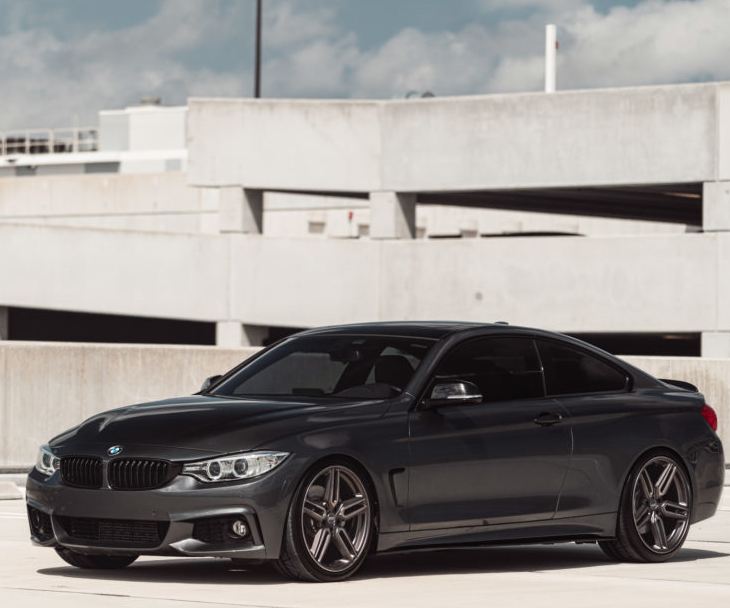 Ravoony Plus Gloss Gunmetal Grey Vinyl Wrap BMW 4 Series Wrap
