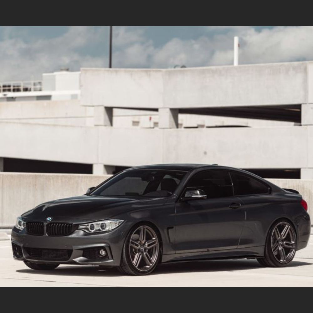 Ravoony Plus Gloss Gunmetal Grey Vinyl Wrap BMW 4 Series Wrap