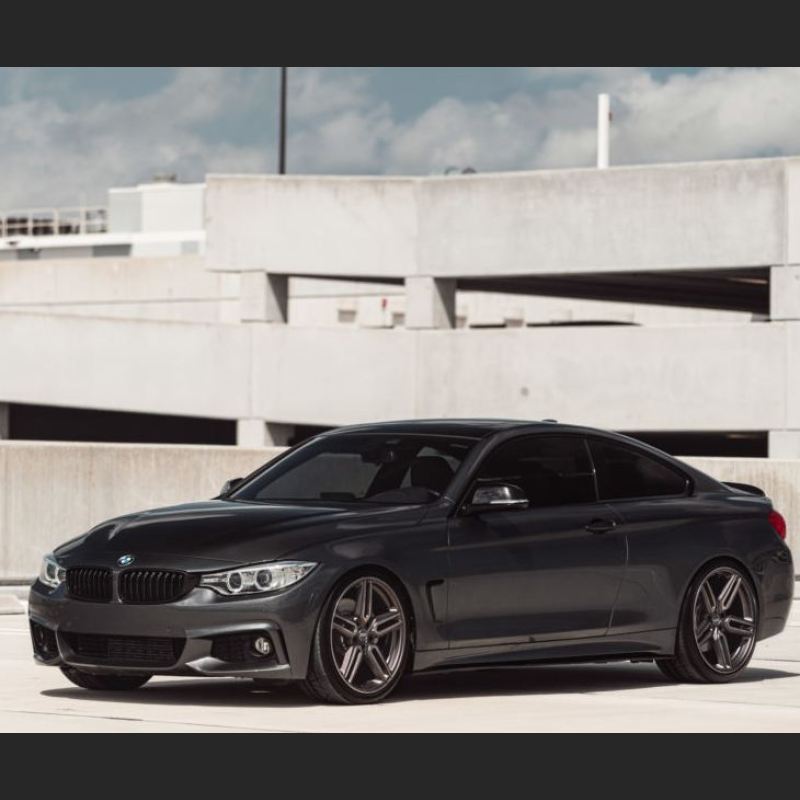 Ravoony Plus Gloss Gunmetal Grey Vinyl Wrap BMW 4 Series Wrap