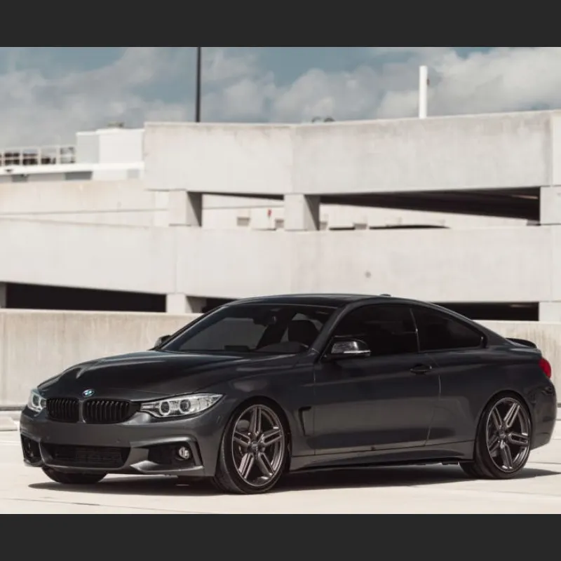 Ravoony Plus Gloss Gunmetal Grey Vinyl Wrap BMW 4 Series Wrap