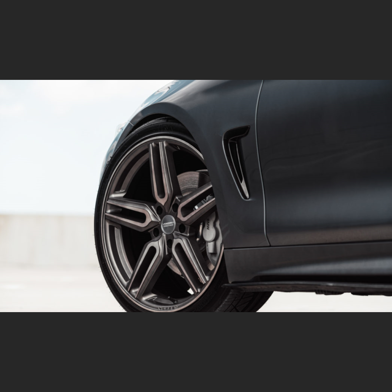 Ravoony Plus Gloss Gunmetal Grey Vinyl Wrap BMW 4 Series Wrap