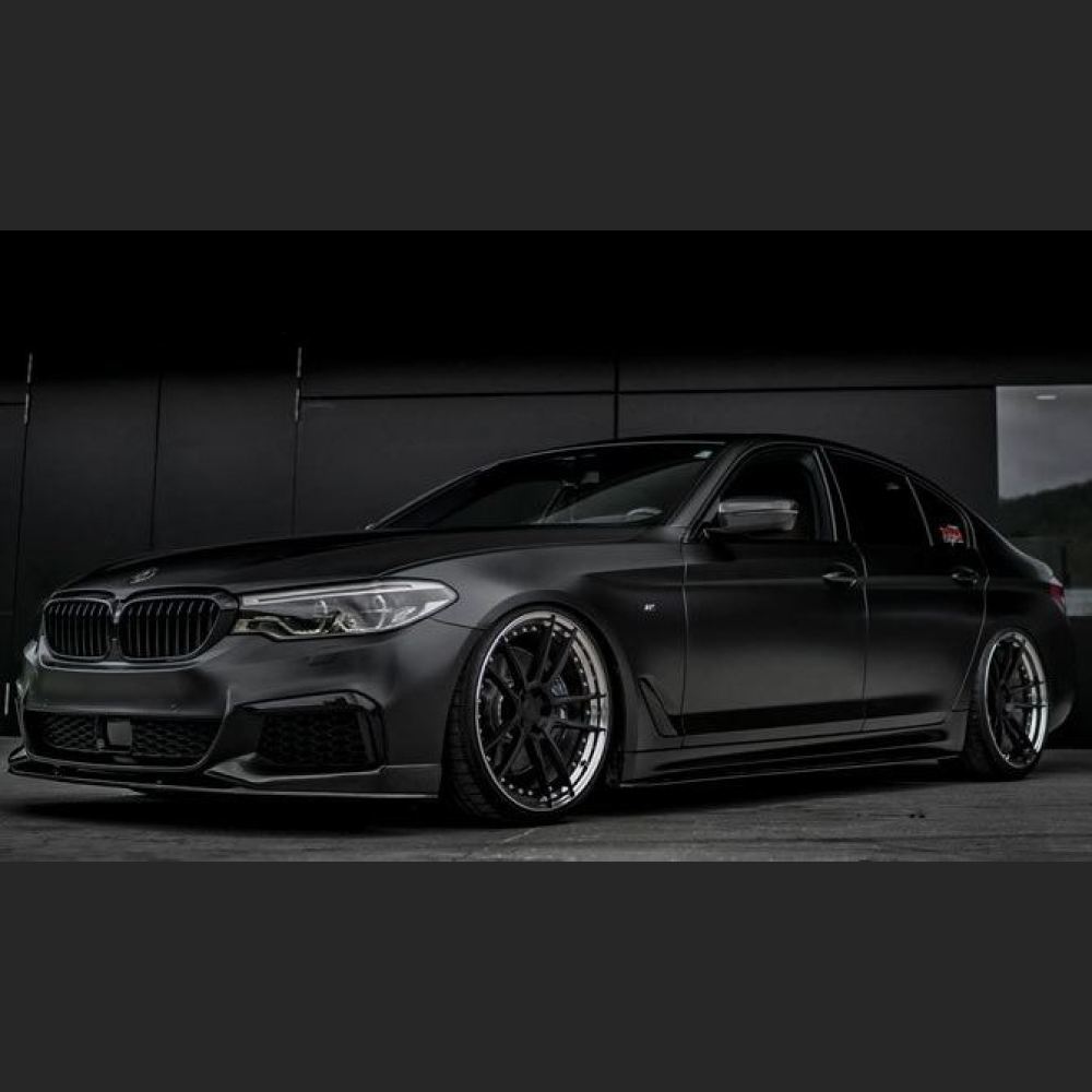 Ravoony Plus Matte Black Car Vinyl Wrap BMW G30 Wrap