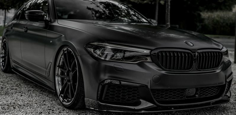 Wrap: 3M Matte Black with Reflective LV Monogram Wrapped by: @max.wraps  🇺🇲 Owner: @therealcaptain999 Vehicle: BMW #G30 5 series • • • • • …