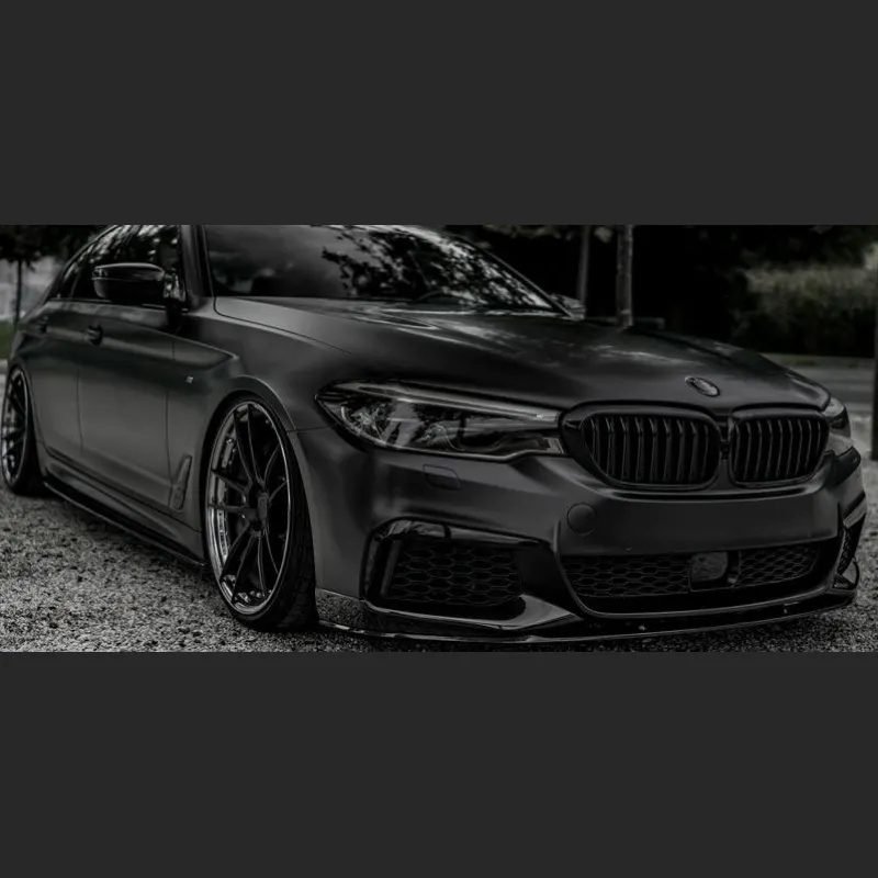 Ravoony Plus Matte Black Car Vinyl Wrap BMW G30 Wrap