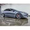 Ravoony Plus Ultra-Matte Blue Grey Car Wrap Tesla Model 3 Wrap
