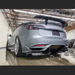 Ravoony Plus Ultra-Matte Blue Grey Car Wrap Tesla Model 3 Wrap