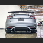 Ravoony Plus Ultra-Matte Blue Grey Car Wrap Tesla Model 3 Wrap