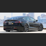  Ravoony Plus Glossy Crystal Black Car Vinyl Wrap Tesla Model S Wrap