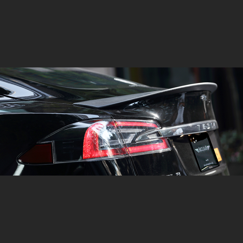  Ravoony Plus Glossy Crystal Black Car Vinyl Wrap Tesla Model S Wrap