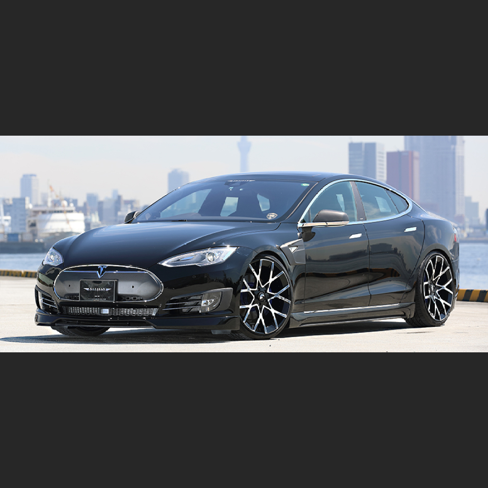  Ravoony Plus Glossy Crystal Black Car Vinyl Wrap Tesla Model S Wrap