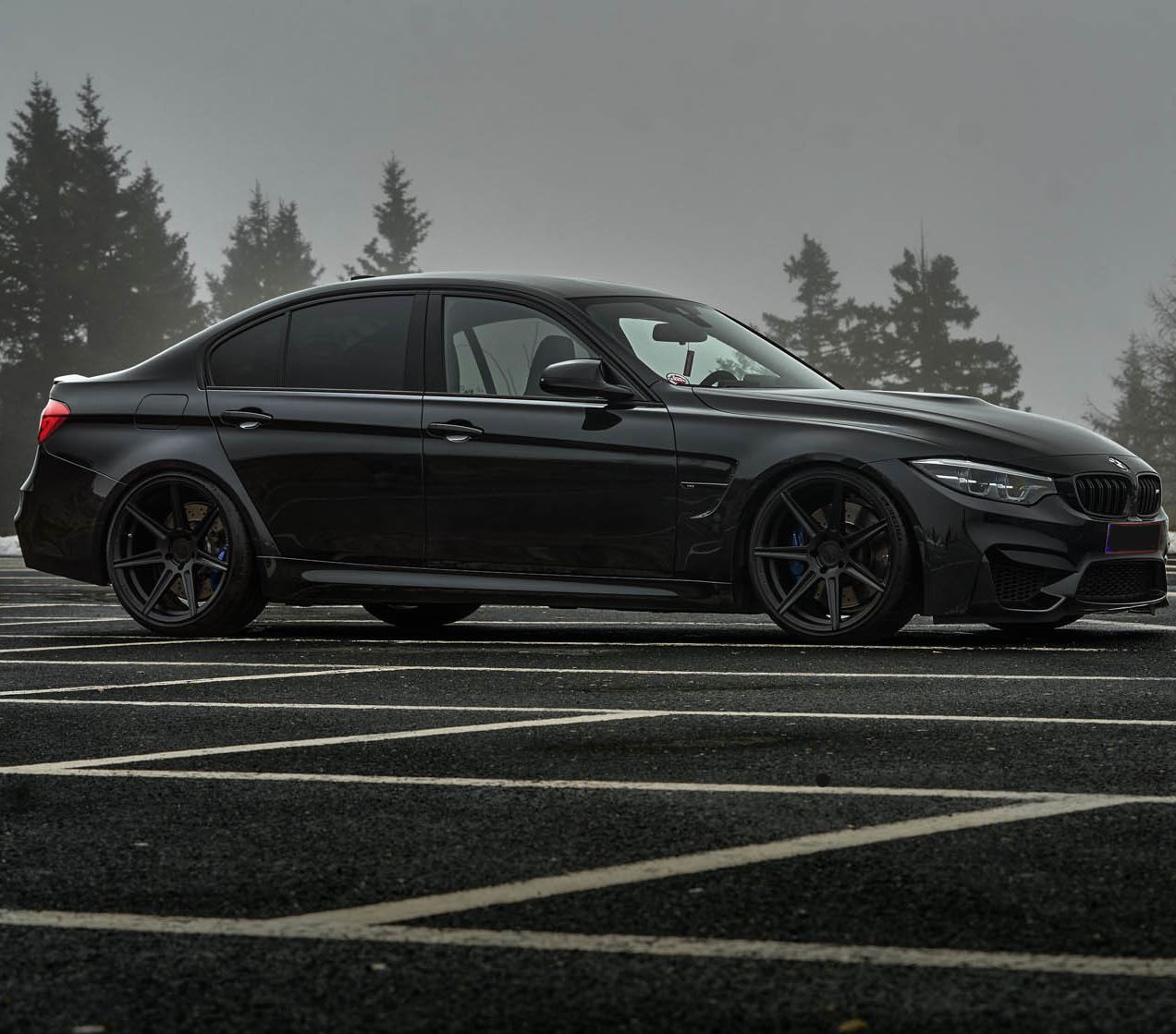 Ravoony Plus Gloss Black Car Wrap BMW M3 Wrap