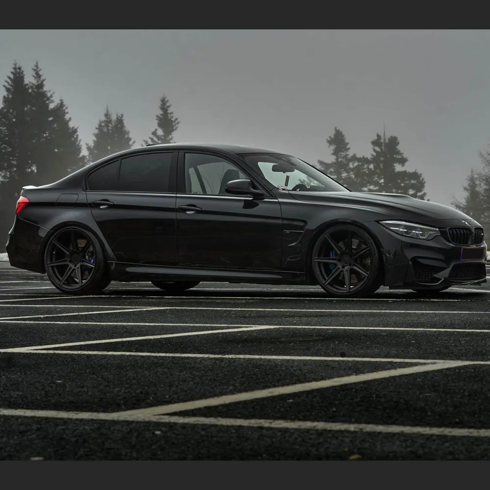 Ravoony Plus Gloss Black Car Wrap BMW M3 Wrap