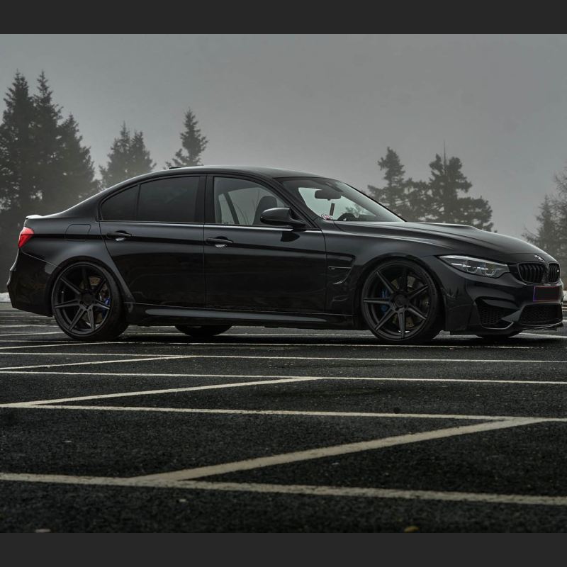 Ravoony Plus Gloss Black Car Wrap BMW M3 Wrap
