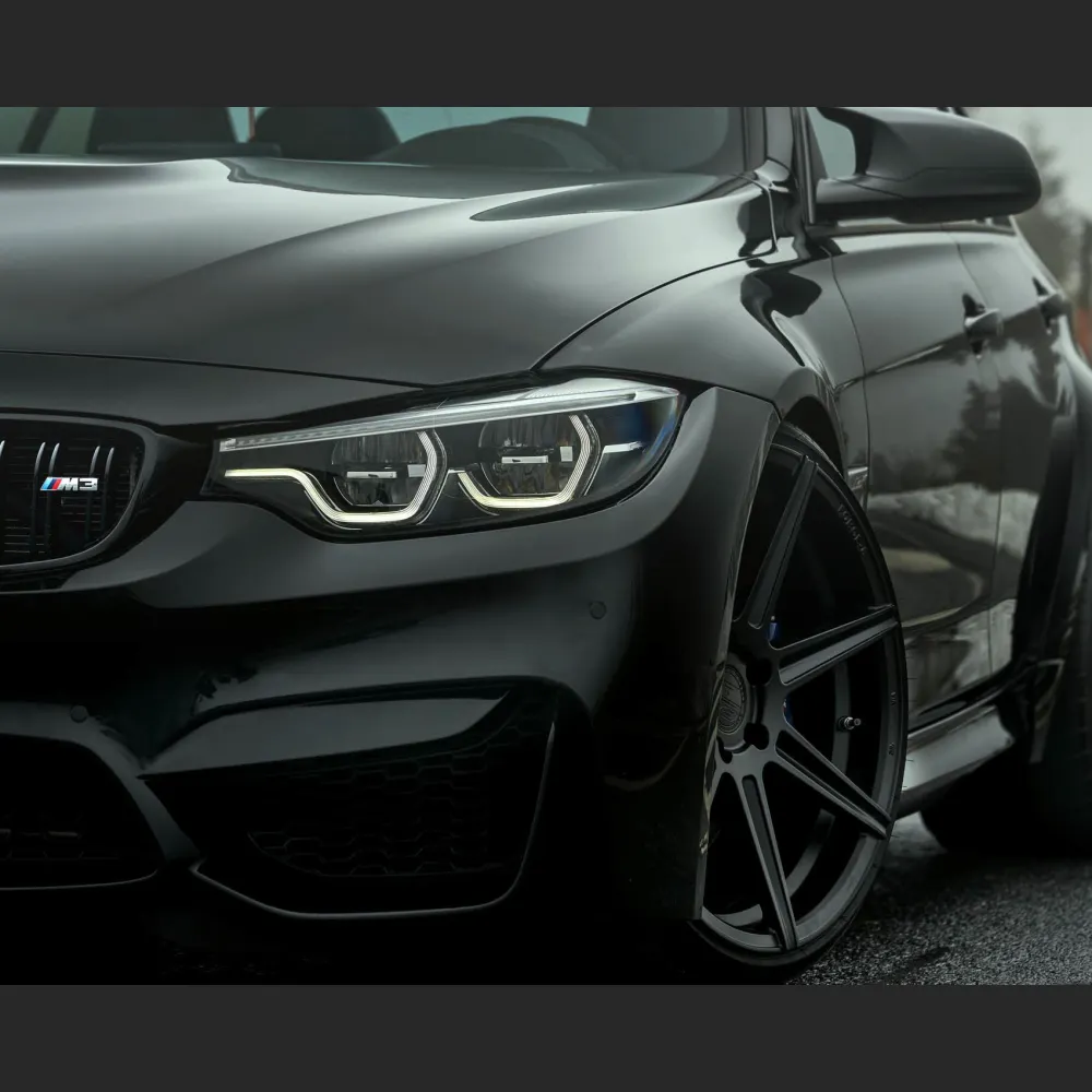 Ravoony Plus Gloss Black Car Wrap BMW M3 Wrap