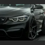 Ravoony Plus Gloss Black Car Wrap BMW M3 Wrap