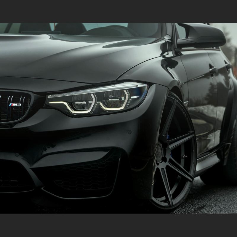 Ravoony Plus Gloss Black Car Wrap BMW M3 Wrap
